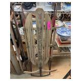 Vintage Speedway Wooden Sled
