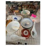 Porcelain Bowls and Spoons