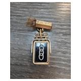 Gold-Fill Flip Fob with Two-Stone Design
