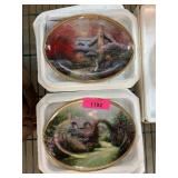 Thomas Kinkade Decorative Cottage Plates