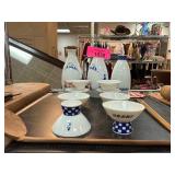 Japanese Ceramic Sake Set with Accessories