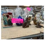 Eclectic Group of Figurines and Decor