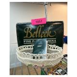 Belleek Hawthorne Basket with Box