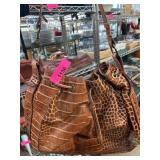 Donald J Pliner Leather Shoulder Bag