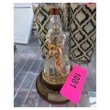 Yesteryear Perfume Bottle with Brass Base