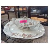 Wedgwood Covered Dish with Matching Tray
