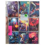Marvel Trading Card Collection Featuring Superhero