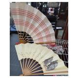 Decorative Folding Fans with Artwork
