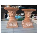 Terra Cotta Cherub Pedestal Stands