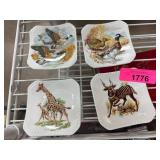 Four Royal Adderley Bone China Dishes