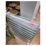 White Adjustable Metal Safety Gate