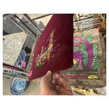 Velvet Cover Art Book with Painted Pages