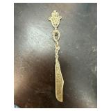 Brass Hamsa Letter Opener
