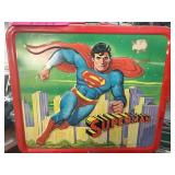 1978 Orig Superman Metal Lunchbox with Thermos