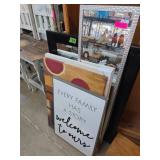 Artwork and Framed Wall Mirrors