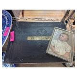 Vintage Photography Album with Framed Portrait