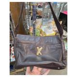 Paloma Picasso Brown Leather Shoulder Bag