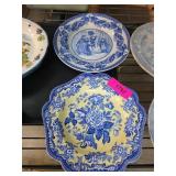 Spode Decorative Plates: Rosa and Snowman Designs