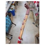 Handcrafted Wooden Peace Pipe With Turtle Motif