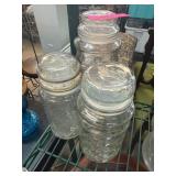 Glass Storage Jars with Lids