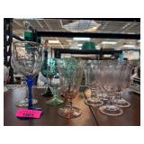 Vintage Glass Stemware Collection