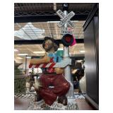 Melody in Motion Railroad Crossing Figurine