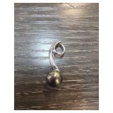 Sterling Silver CP Tahitian Pearl Pendant