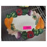 Fitz and Floyd Vegetable Motif Tray