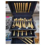 Gold-Plated Cellini Romanesque Flatware Set 1968