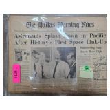 1966 The Dallas Morning News Newspaper Space