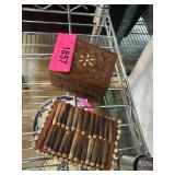 Carved Wooden Boxes with Decorative Inlays