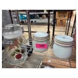 Glass and Ceramic Storage Jars