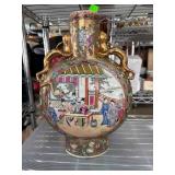 Chinese Style Ceramic Moon Flask Vase