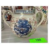 Chinese Porcelain Handled Vessel with Dragon Motif