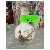 Chinese Porcelain Bottle Vase With Decoration
