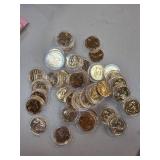 Gold-Plated Coins in Protective Cases