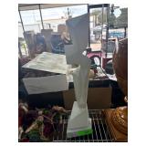 Modern Geometric White Abstract Sculpture