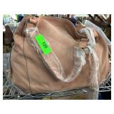 G.I.L.I. Pink Handbag with Gold-Tone Hardware