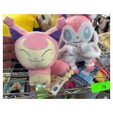 Two Pokemon Plush Toys