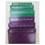 United States Mint Proof Sets 1992-1996