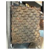 Vintage Printing Press Wood and Metal Block