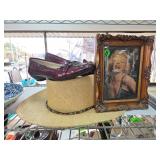 Clothing and Accessories Lot with Decor Frame