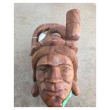 Solid Wood Carved Wall Hanging With Uityte Mount