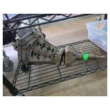 Aged Metal Lantern with Pierced Design