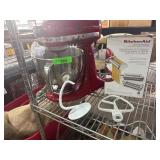 KitchenAid Artisan Mixer With Attachments