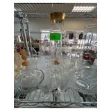 Glassware with Gilded Accents