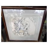 Framed Artwork Titled The Peaceable Kingdom