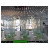 Mouth Blown Decorative Glassware Set