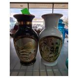 Chokin Art Vases from Japan