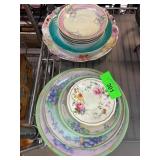 China Plates and Saucers by Various Makers